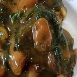 ほうれん草とウィンナーのバターカレー